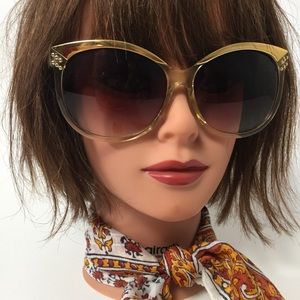 Betsey Johnson gold sunglasses